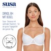 SUSA Women's Damen Dirndl-BH 7300 (White 003), 34 C