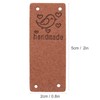 Tissting Pack of 100 Handmade Labels for Sewing, 5 x