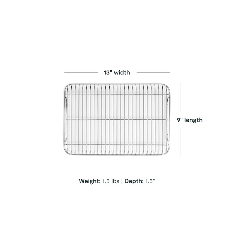 Caraway Stainless Steel Cooling Rack - 9" x 13" -