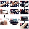 8 Sheets Tattoo Stencil Hollow Drawing Black Mehndi Body Art