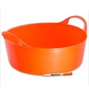 TWIN PACK. 2 x Small Shallow Orange Flexible Strong Red