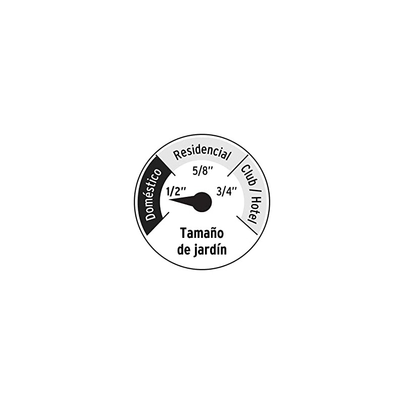 Pretul MAN-10X1/2P, Manguera 1/2", 2 capas, conexiones plásticas, 10 m,
