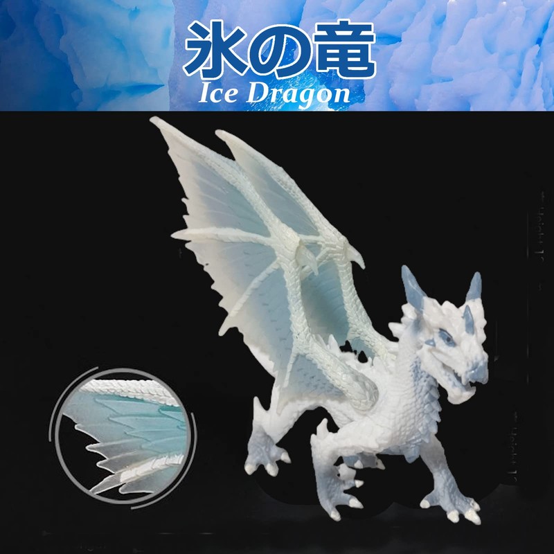 UTST White Dragon Figure Monster Doll Hellhound Mythical Figure 6