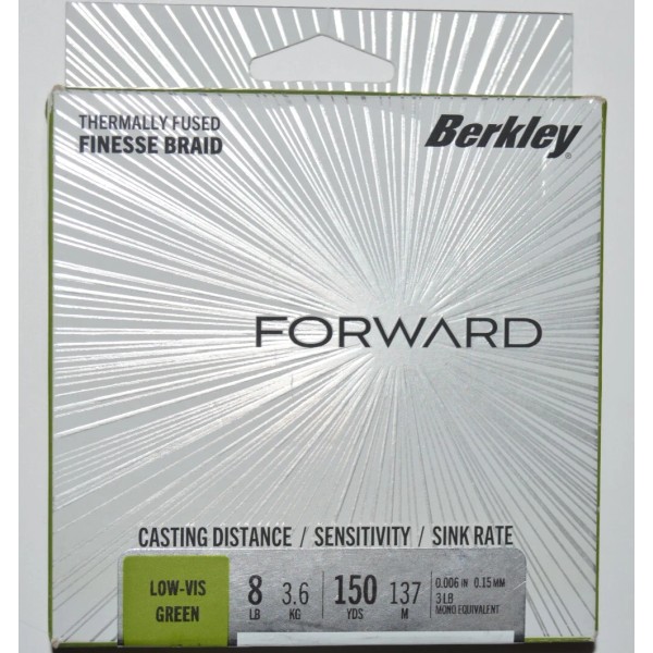 berkley forward facing sonar finesse braid 8lb 150yds fishing line