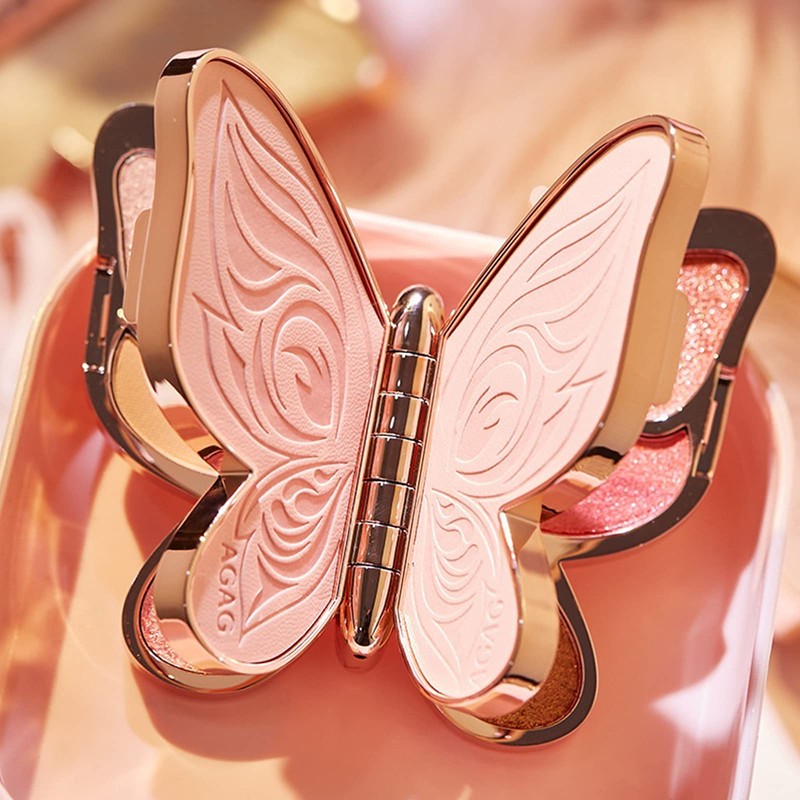 Erinde Butterfly Eyeshadow Palette Makeup Matte Shimmer Metallic Eye Makeup