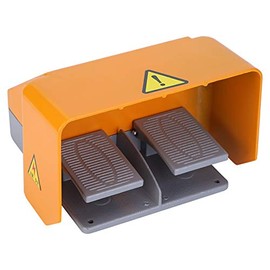 YDT1â18 380VAC Foot Pedal Switch Foot Operated Pedal Controller Dual Electrical Switches for Electrical Machine Power Supply Clip Kit