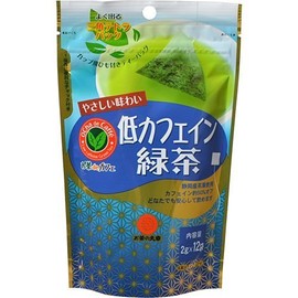 Ocha no Marukuki Low Caffeine Green Tea Bag (0.07 oz (2 g) x 12 P), 0.8 oz (24 g)