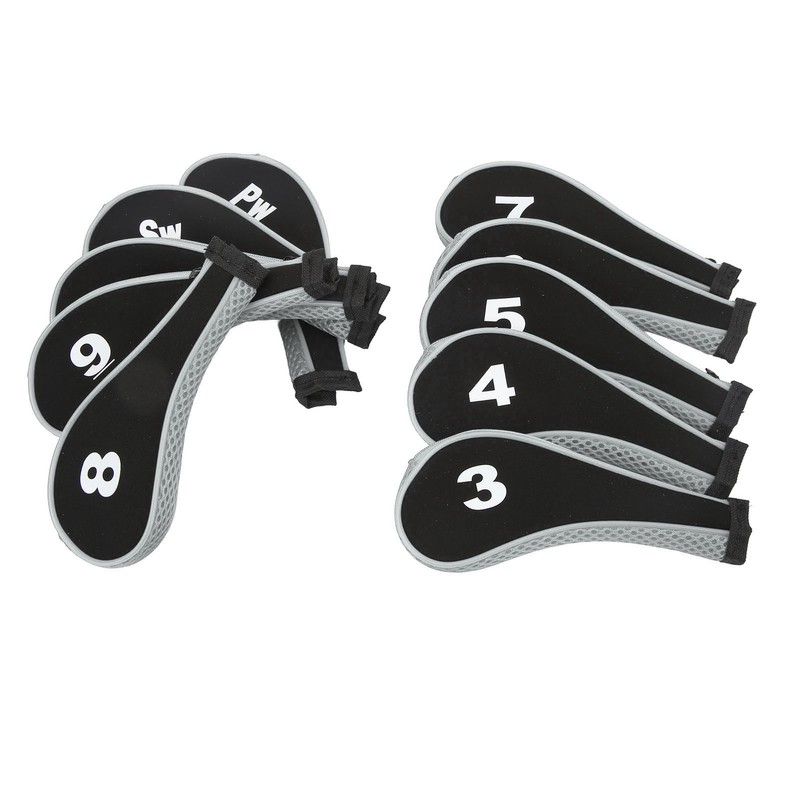 10Pcs Golf Club Head Cover Neoprene Golf Head Cover for