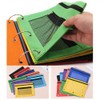 Wanfoou Pencil Pouch 3 Ring 8 Pack Pencil Pouch for