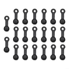 20 Pieces Brake Bleed Caps, Hydraulic Brake Bleed Nipple Cap, Anti-Aging Brake Bleeding Nipple Cap, Compact and Lightweight for Shimano (Black)
