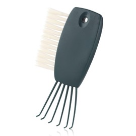 2-In-1 Comb Cleaning Tool, Premium Abs And PBT Wool Convenient Hairbrush Cleaner Tool 2-In-1 Hair Brush Cleaner Easy To Move Hair Dust Practical Brush Cleaning Tool(Armygreen)