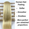 Blonde Braiding Hair Pre stretched 613 Synthetic Yaki Ez Braid