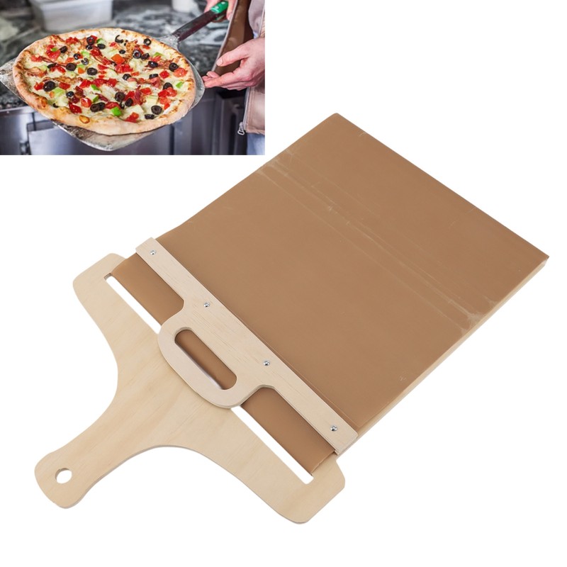 Sliding Pizza Peel with Handle Dishwasherable Easy to Clean Non