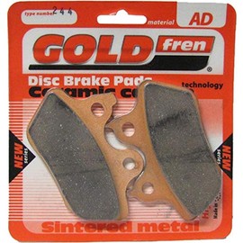 Goldfren Brake Pad for 2006-2007 88cc, 96cc, 110cc Harley FLSTFSE2, FXST Softail, FXSTI Softail, FLSTC Softail Shrine Classic, FLSTF Fat Boy, FLSTF Fat Boy Shrine, FXSTC Softail Custom