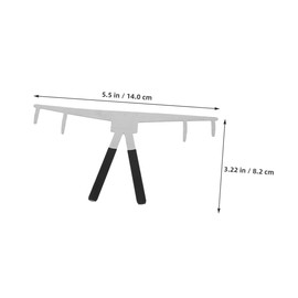 Beavorty Stainless Steel Eyebrow Positioning Ruler 2pcs Precision Eyebrow Measuring Tool for Symmetrical Brows Perfect for Makeup Artists Home Use