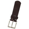 Harrys-Collection Women's and Men's Denim Belt Full-Grain Cowhide Leather Antique