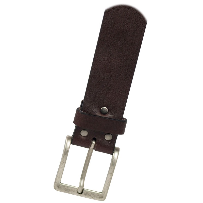Harrys-Collection Women's and Men's Denim Belt Full-Grain Cowhide Leather Antique
