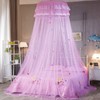 Round Canopy Lace Princess Style Mosquito Net Bed Curtain for