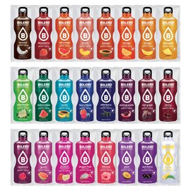 Bolero- Sugar Free Drink Mix Packets Pick Your Fruit Flavors | Powdered Flavored Water Packets | 72 Large Sachet On The Go Packets
