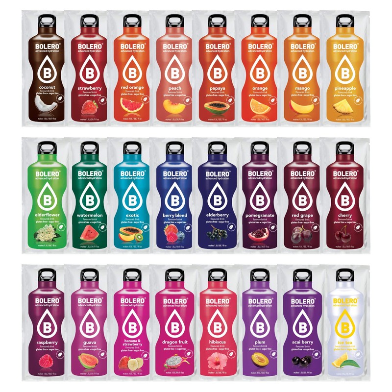 Bolero- Sugar Free Drink Mix Packets Pick Your Fruit Flavors