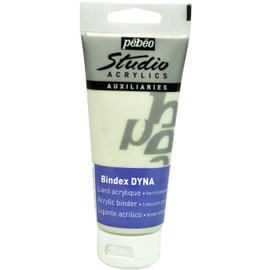 PEBEO Studio Acrylics Auxiliaries, Bindex Dyna Acrylic Binder, 100 ml - Green