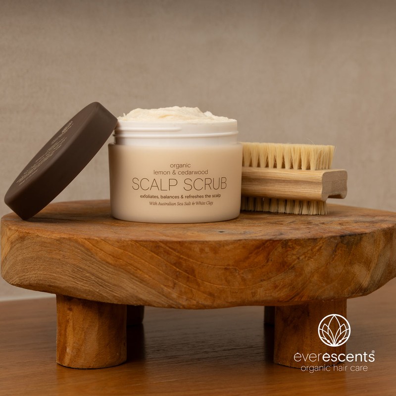 EverEscents Organic Lemon & Cedarwood Scalp Scrub 180g