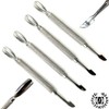 4 pcs Stainless Steel Nail Art Manicure Cuticle Spoon Pusher