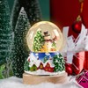 Taman Christmas Snow Globe, Snoman and Christmas Tress House Musical