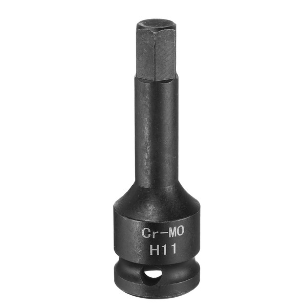 QUARKZMAN 11 mm Hexagonal Impact Wrench Bit Socket H11 1/2
