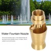 Water Fountain Nozzle Spray, 1.5 Inch Female Thread, Brass, Easy