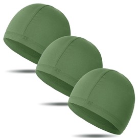 anddat Helmet Inner Cap, Set of 3, Quick Drying, Sweat Absorbent, Cool Sensation, Field Work, Artisans, Motorcycles, Bicycles, Cycling, Road Bike, Khaki