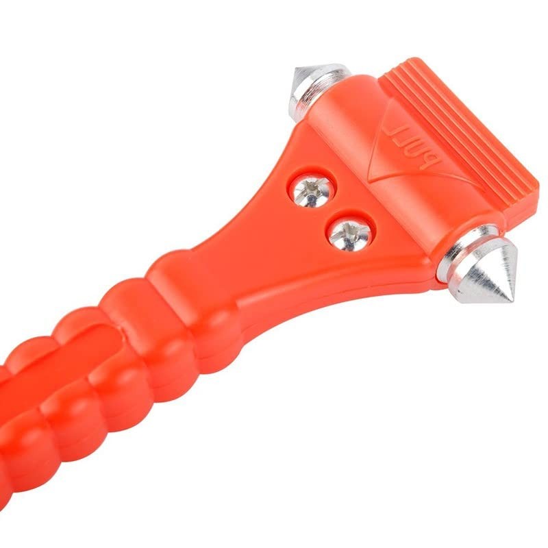 Komonee Car Safety Glass Hammer Emergency Window Break Escape and