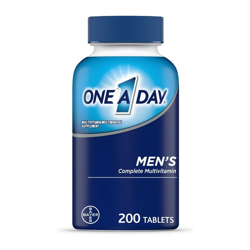 One Day Men Suplemento Multivitamínico Multimineral Hombres 200 Tabletas