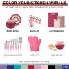 COOK WITH COLOR Mixing Bowls with TPR Lids - 12