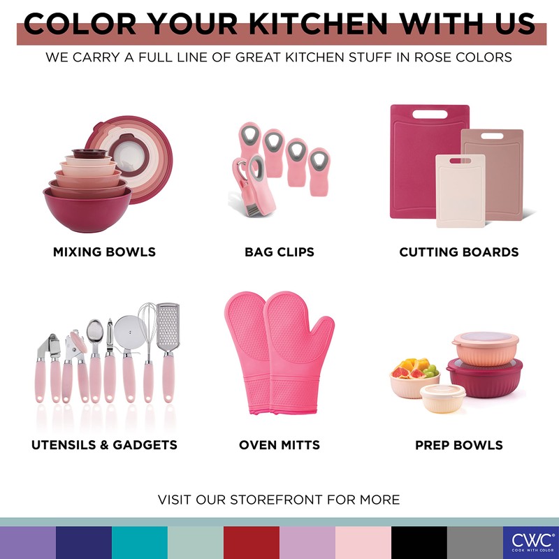 COOK WITH COLOR Mixing Bowls with TPR Lids - 12