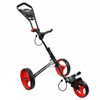 IZZO Golf Rover II Push Cart - Color: Red