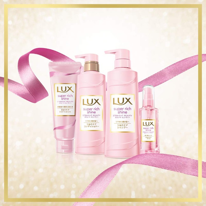 Lux Super Rich Shine Straight Beauty Swell Care Shampoo, Refill,