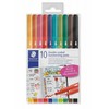 Staedtler 3220 TB10 Double-Ended Handwriting Pens, Assorted Colours - Pack