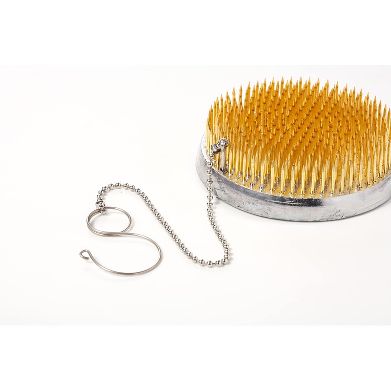 Ishizaki Kenzan Hanakatsu Round Kenzan Bean Large Safety Type (with