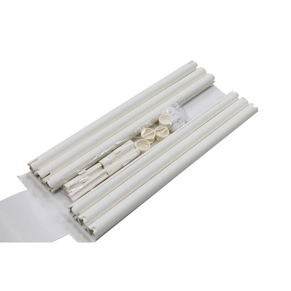Sanyo Shoji Tapestry Stick, Smart Tape, 2 Width, White, 15.4 - 10.6 inches (39 - 053044 cm), Shaft Rod Length: 10.6 inches (27 cm) (per piece)