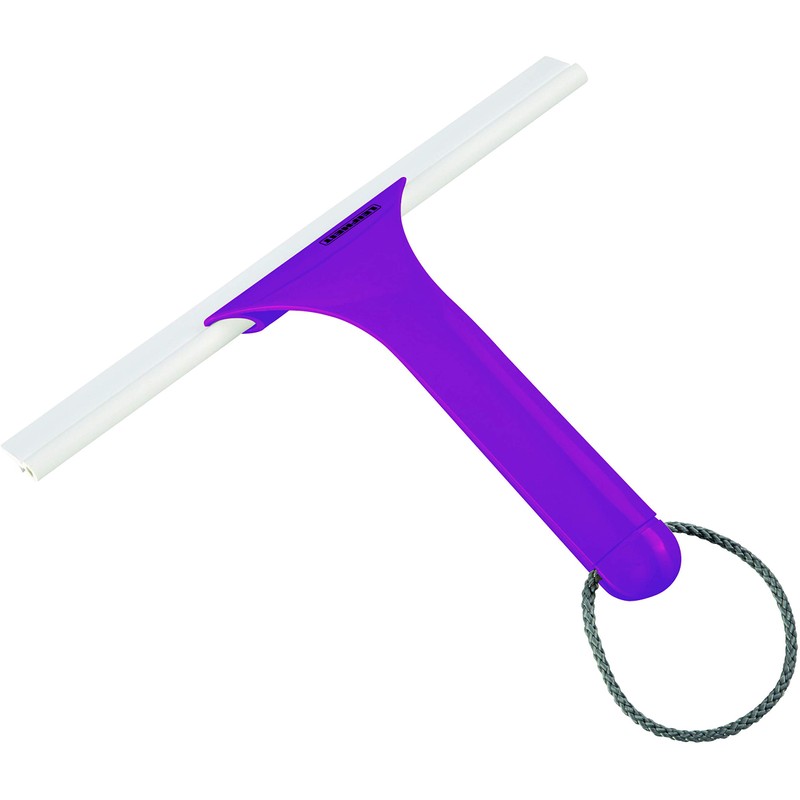 Leifheit 41672 Shower Cubicle Squeegee, One Size, Edition Colour: Pink,