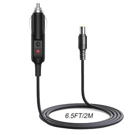 HUZUM Car Charger Power Adapter Compatible with BLUETTI Car Charging Cable EB3A / EB70 / EB70S Portable Power Adapter 2M/6.5FT Charging Cord with DC 8MM Input Port