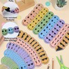 30 Pcs Boho Smile Face Magnetic Bulletin Board Borders 34.5