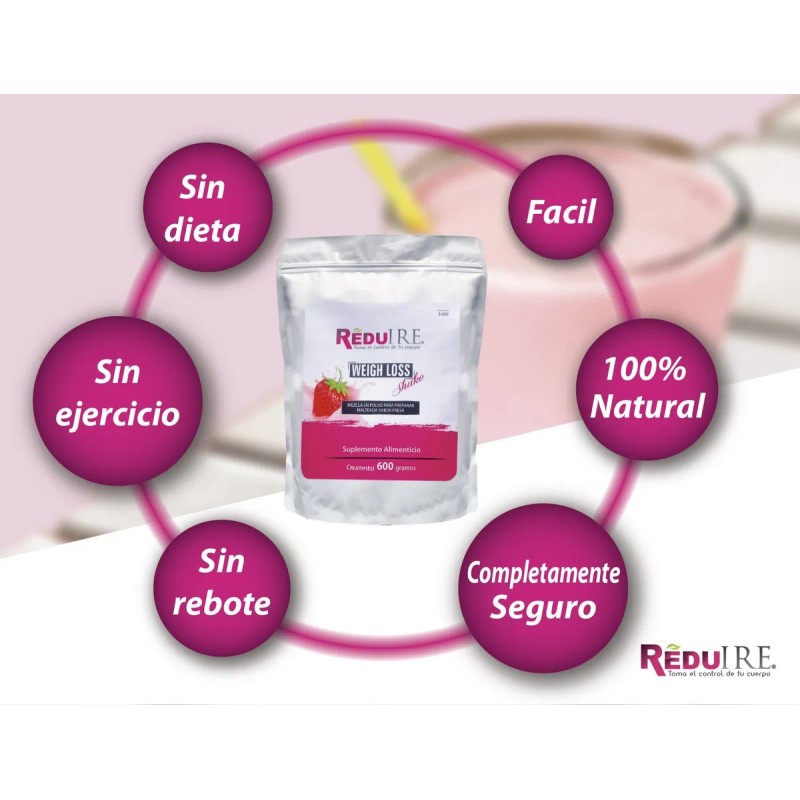 Malteada Para Bajar De Peso De Fresa Reduire Weigh Loss