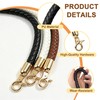 6 Pack Shoulder Bag Purse Handles 3 Color, 12 Inch