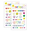 Petit Fancy Petit Tattoo Sticker TS018, heart, 2 pcs / 쁘띠팬시 쁘띠타투 스티커 TS018, 하트, 2개