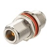 Eightwood 2pcs N Female to N Female Bulkhead Connector RF