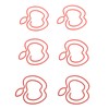 100pcs Fruit Paper Clips Cute Bookmark Pare Clips Portable Funny