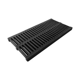 Natotela Polymer Plastic Channel Drain Grate-19.7x10x1 in. Durable Trench Drain Cover,Outdoor Drain Grates for Yard Fence Sewer Sidewalk Garden Farm Houseside Patio Landscape