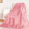 MUGD Soft Blankets Fuzzy Soft Fuzzy Throw Blanket Pink Fleece